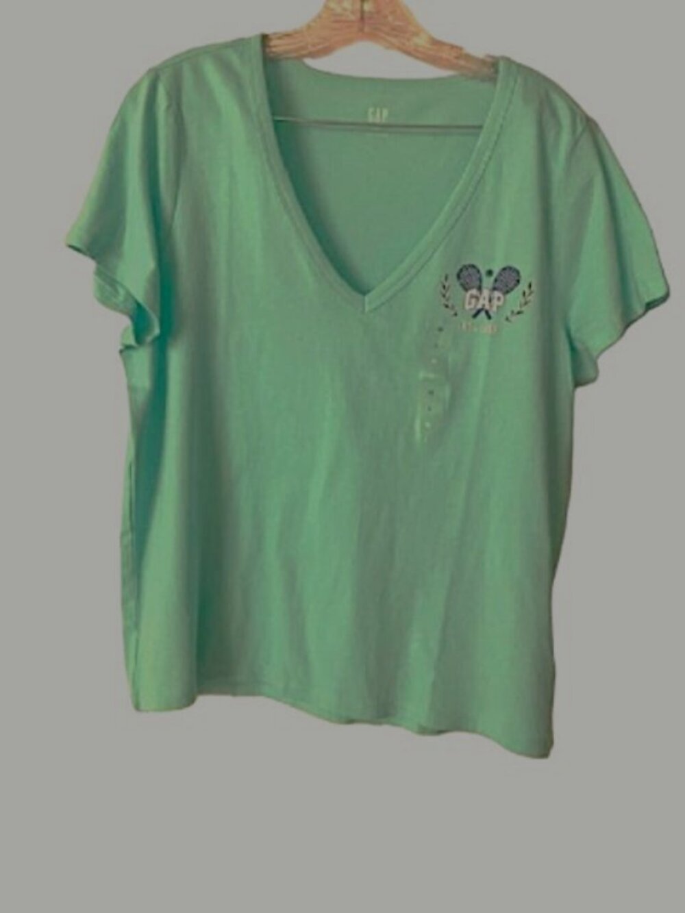 NWOT Gap Factory Cotton Mint T-Shirt Women's Large
